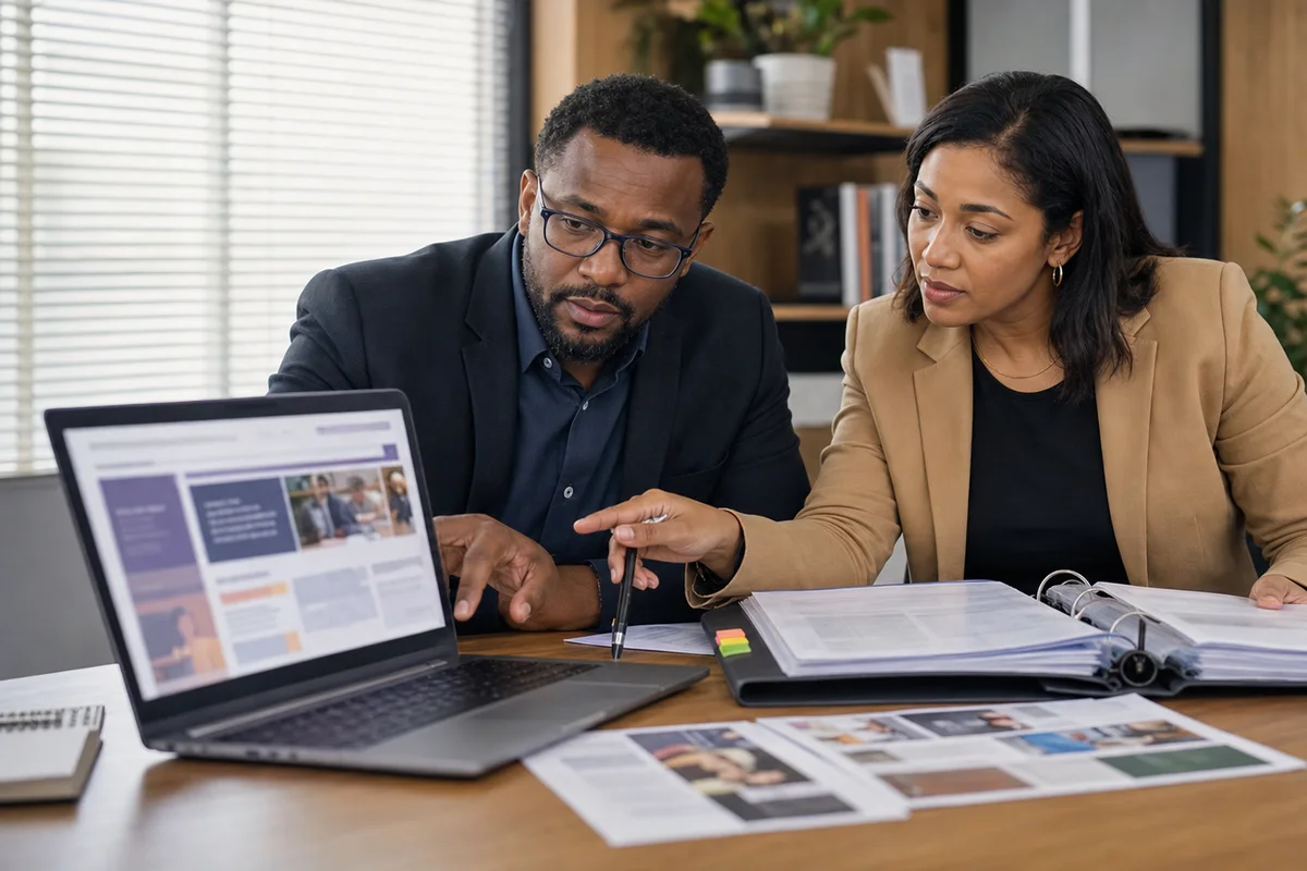 Provider team checking qualification and accreditation scope for Can I advertise a course as accredited if the qualification is SAQA registered?
